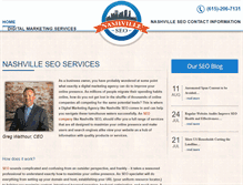 Tablet Screenshot of nashvilleseocompany.net